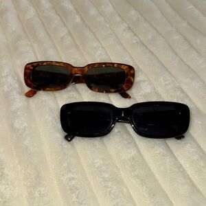 Tortoise and Black Sunglasses Set